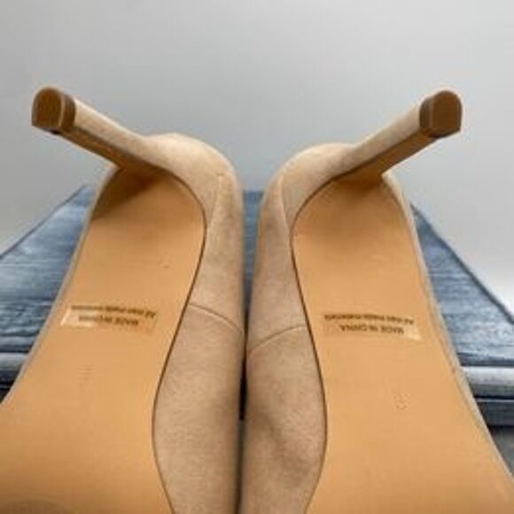 NEW DREAM PAIRS Women's Classic Pointed Toe Pumps Nude Size 9 - Picture 6 of 8